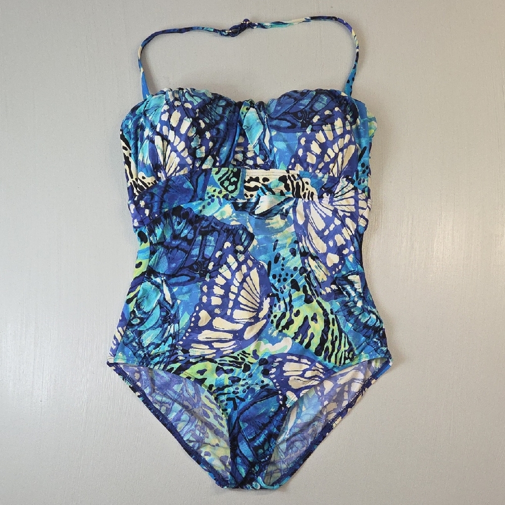 Jantzen Butterfly Print One Piece